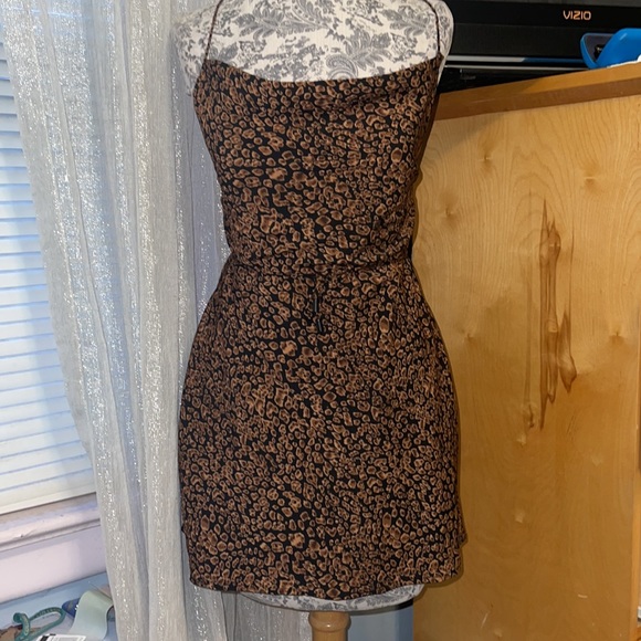 NWT Majorelle Charli Mini Dress in cheetah - Picture 7 of 10